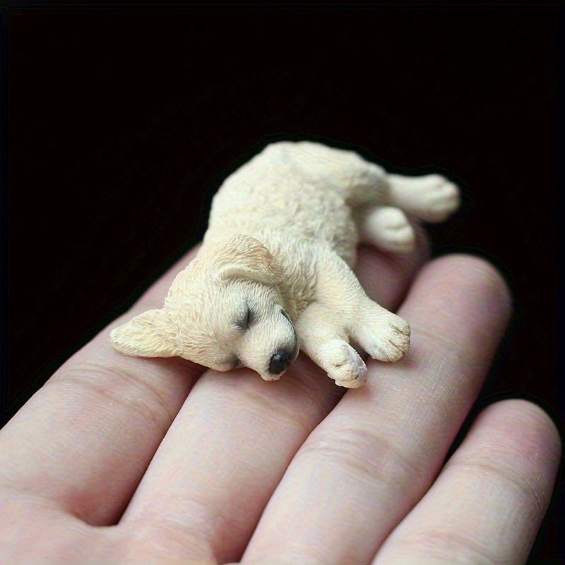 Golden Retriever Creative Simulation Car Ornament Cute Puppy Auto Decor For Center Console\u002FRearview Mirror Decoration Unisex Home And Vehicle Use