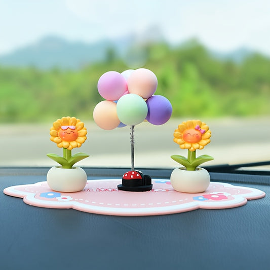 2025 New Mood Top Notch Car Ornament Cute Cartoon Frog Home Desktop Decoration Crafts Gifts