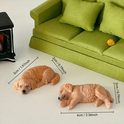 Golden Retriever Creative Simulation Car Ornament Cute Puppy Auto Decor For Center Console\u002FRearview Mirror Decoration Unisex Home And Vehicle Use