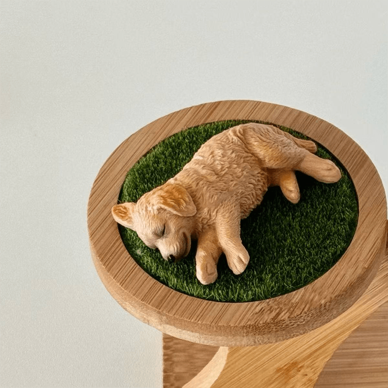 Golden Retriever Creative Simulation Car Ornament Cute Puppy Auto Decor For Center Console\u002FRearview Mirror Decoration Unisex Home And Vehicle Use